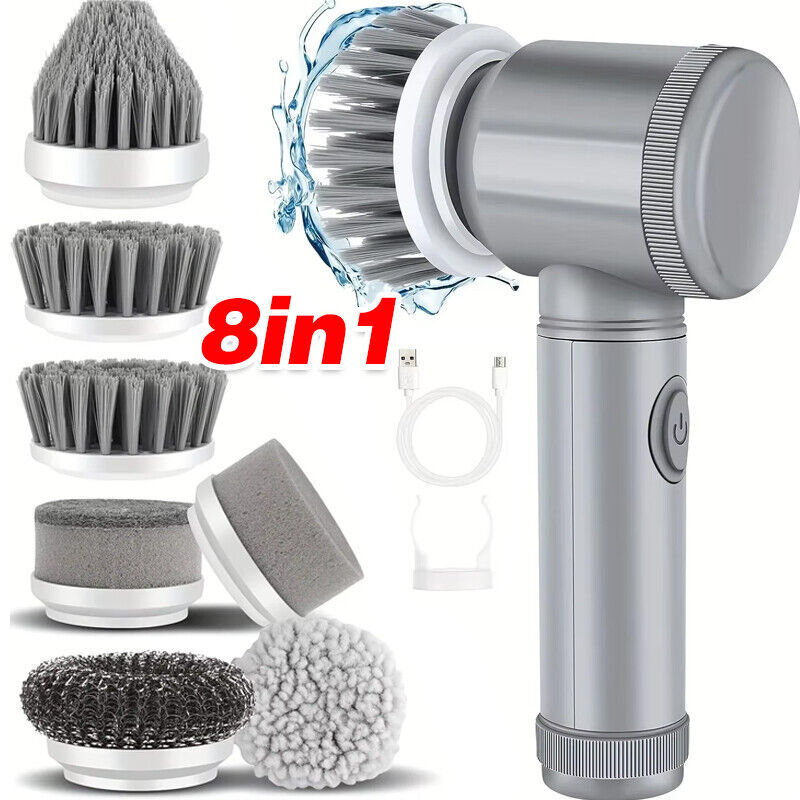SwiftScrub 8-in-1 Electric Spin Scrubber