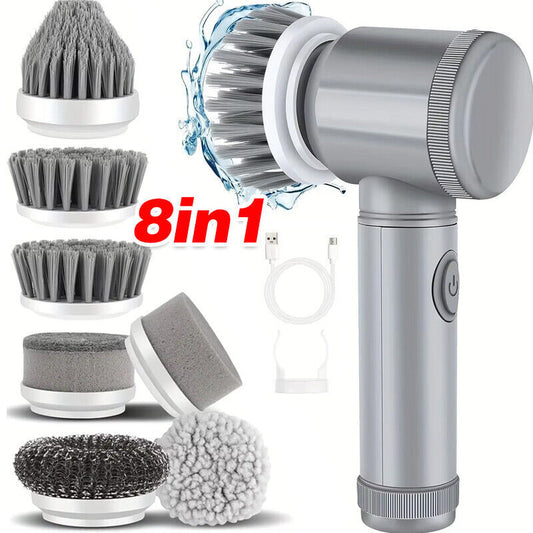 SwiftScrub 8-in-1 Electric Spin Scrubber